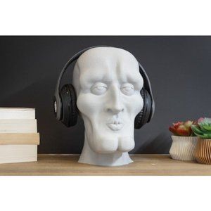 Handsome Squidward Headphone Stand-Holder-Gaming-Room Decor-Office-Paintable